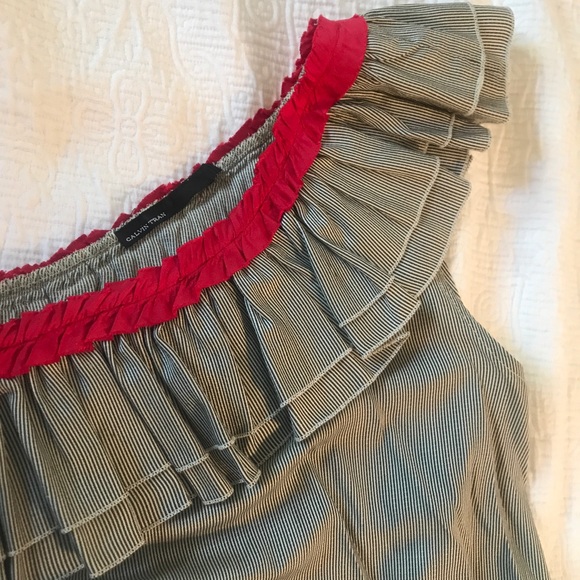 Calvin Tran. One shoulder dress with pockets! - Picture 1 of 4